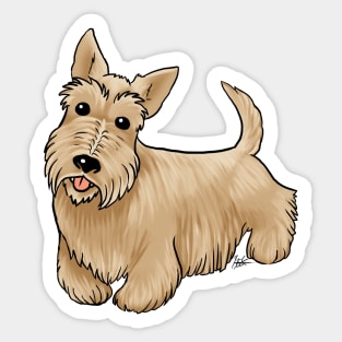 Dog - Scottish Terrier - Wheaten Sticker